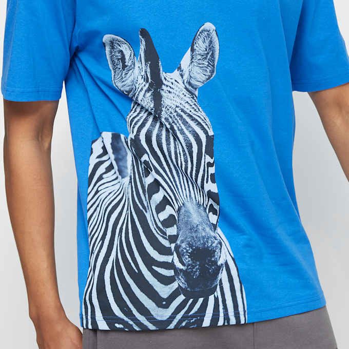 9N1M SENSE Zebra T-Shirt blau 7376 4