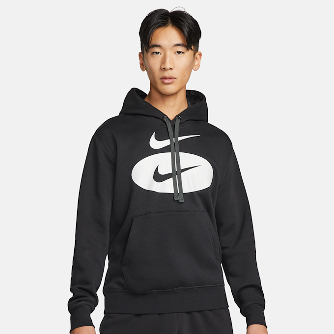 Nike Sportswear Swoosh League Men's Fleece Pullover Hoodie schwarz 7559 1