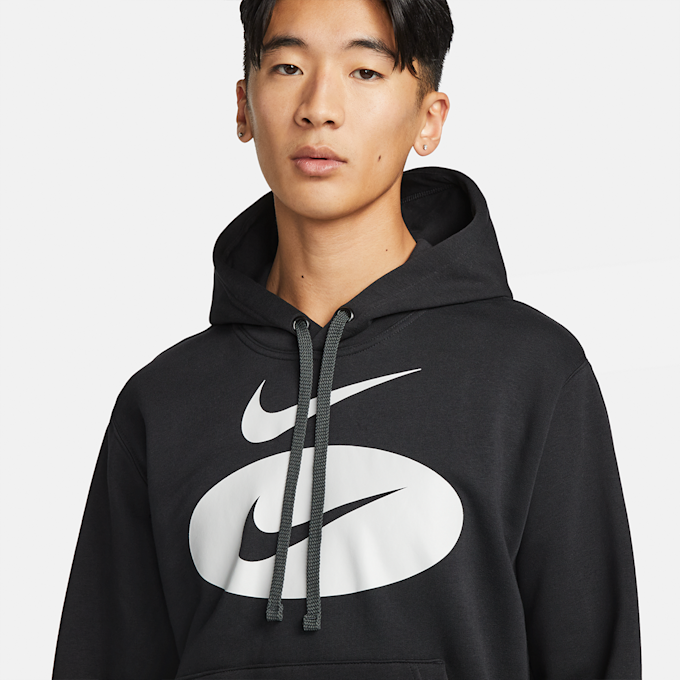 Nike Sportswear Swoosh League Men's Fleece Pullover Hoodie schwarz 7559 3