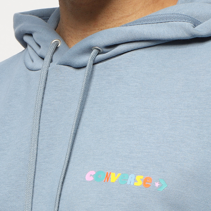 Converse Be Nice Graphic Hoodie blauw 7594 4
