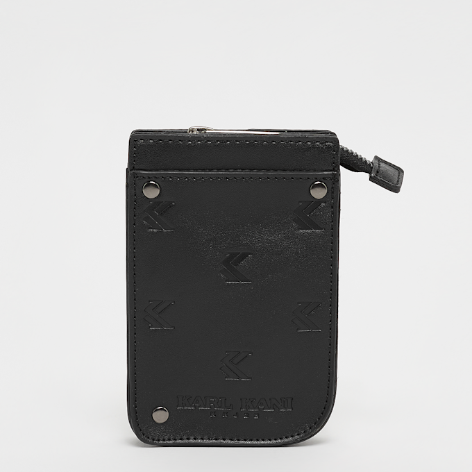 Karl Kani Signature Fake Leather small Pouch Bag noir 8073 1