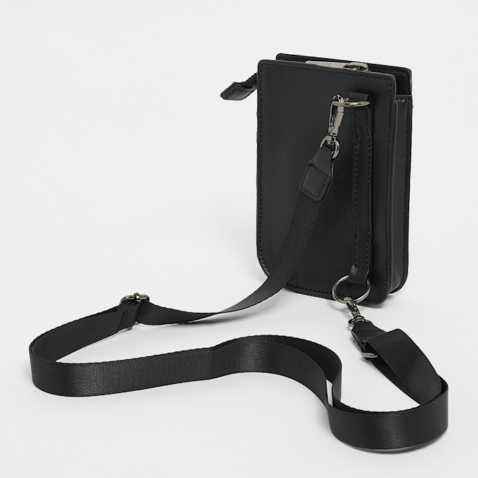 Karl Kani Signature Fake Leather small Pouch Bag noir 8073 4