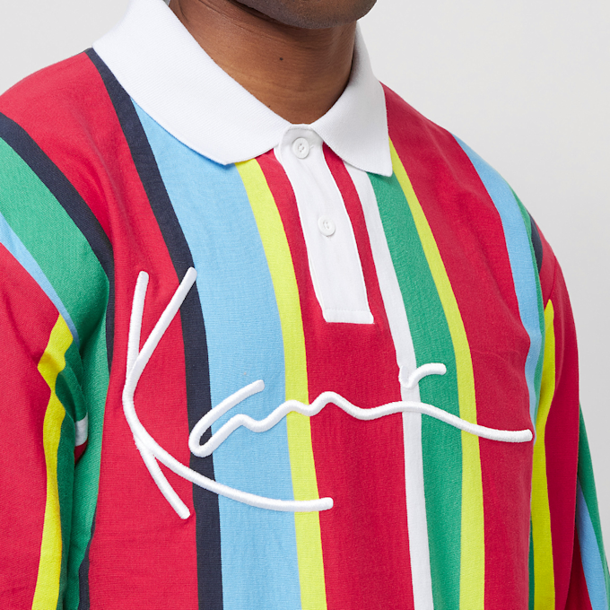 Karl Kani Signature Stripe Rugby Shirt multicolore 8126 3