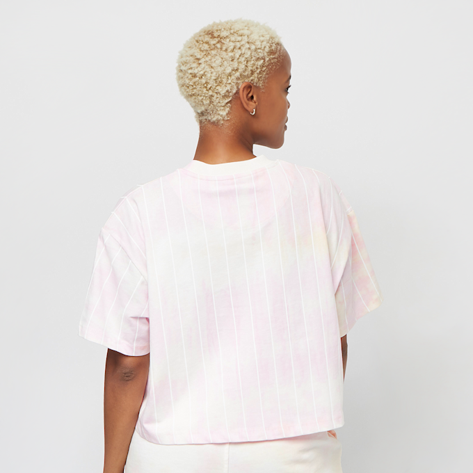Karl Kani Signature Tie Dye Pinstripe Crop Tee lichtroze 8173 2