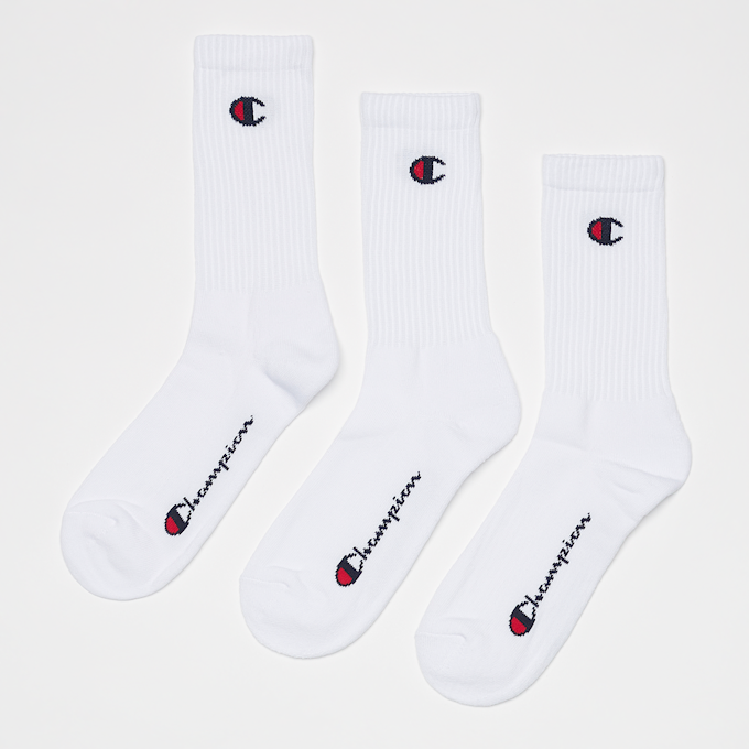 Champion 3 PACK - Crew Socks wit 8282 1