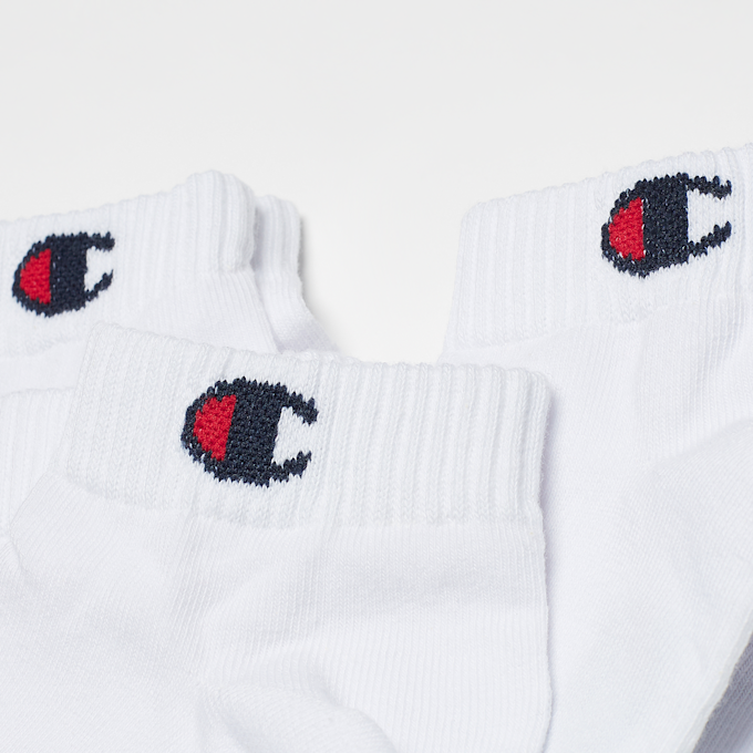 Champion 3 PACK - Quarter Socks blanc 8320 2