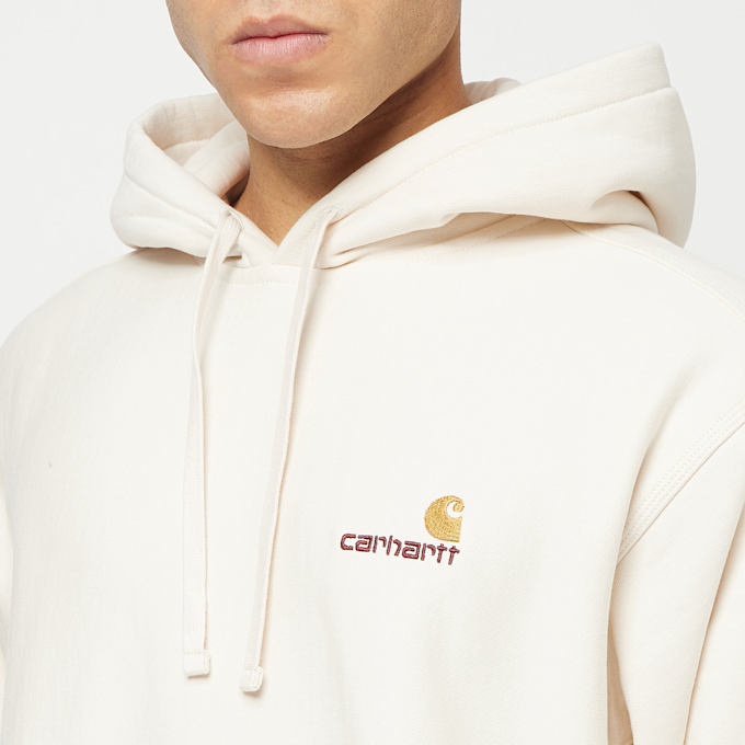 Carhartt WIP Hooded American Script Sweatshirt beige 4024 3