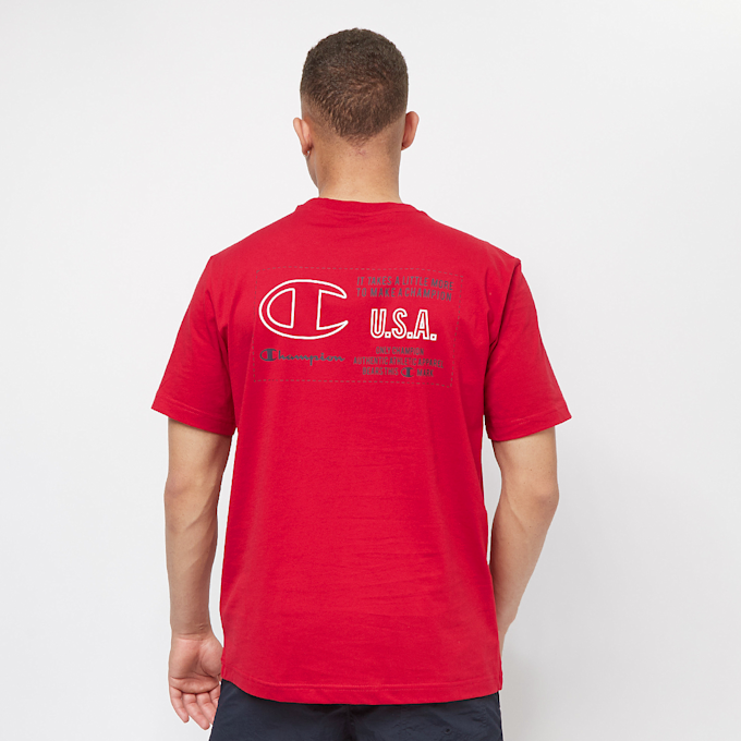 Champion x SNIPES Crewneck T-Shirt rouge 4188 2