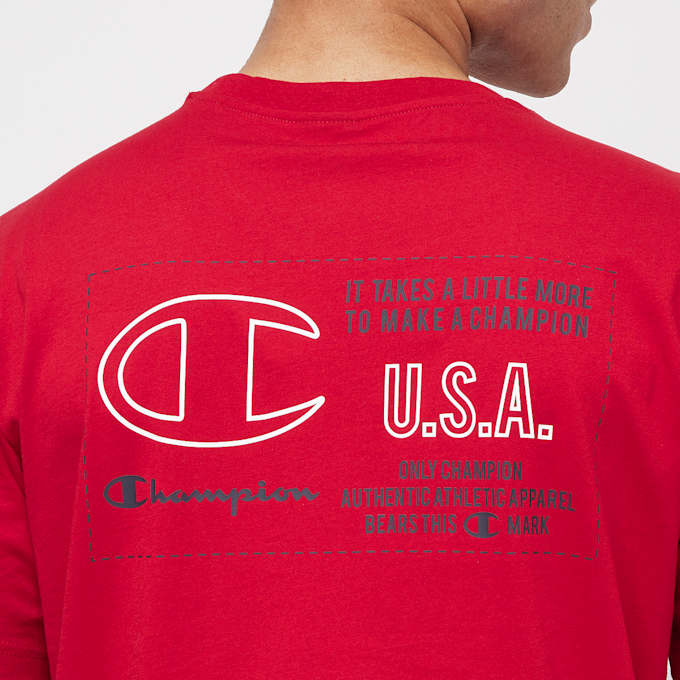 Champion x SNIPES Crewneck T-Shirt rouge 4188 5
