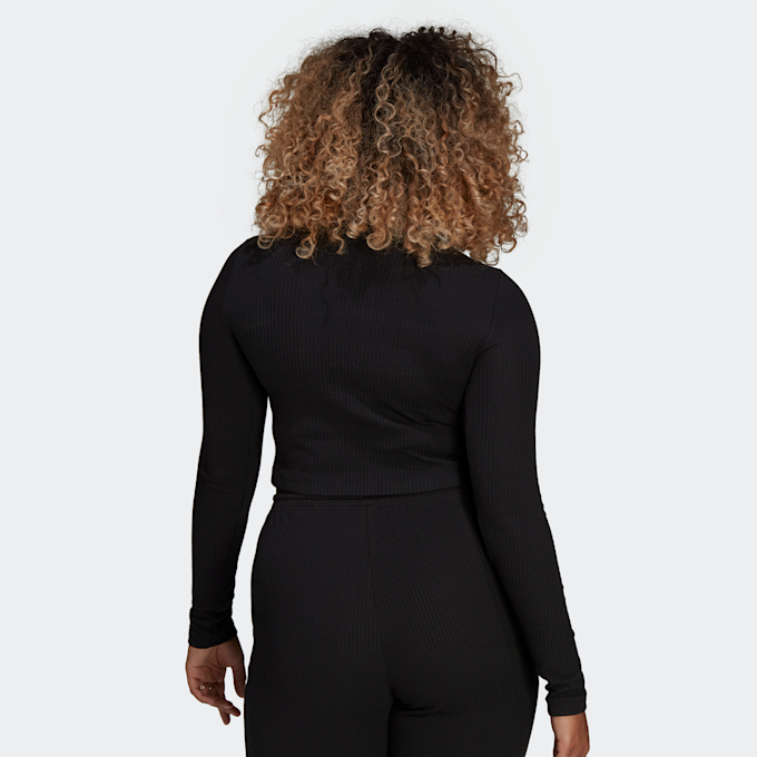 adidas Originals Winter Ease Ribbed Cropped Longsleeve czarny 4316 3