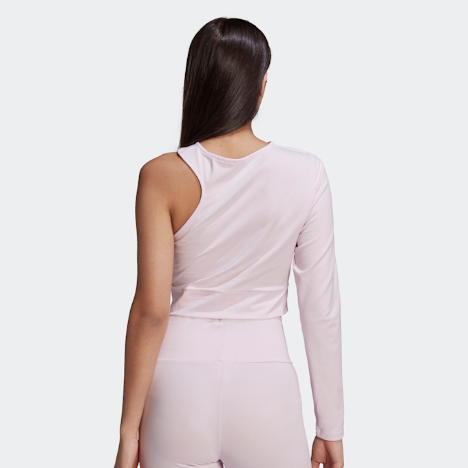adidas Originals 80's Dance Cropped Cut-out Top rosa 4777 2