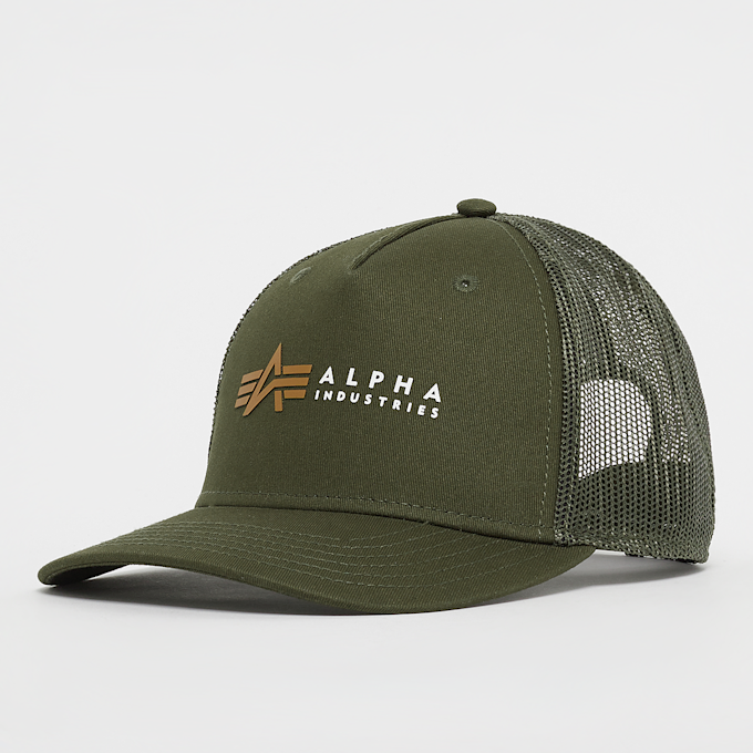 Alpha Industries Alpha Label Trucker Cap groen 4791 1