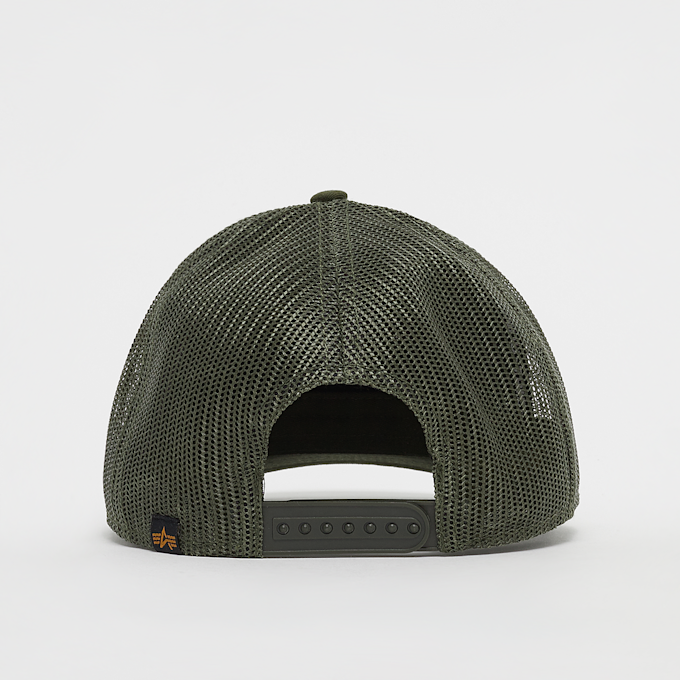 Alpha Industries Alpha Label Trucker Cap groen 4791 2