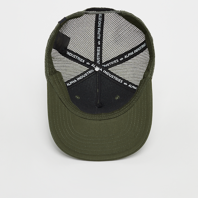 Alpha Industries Alpha Label Trucker Cap groen 4791 3