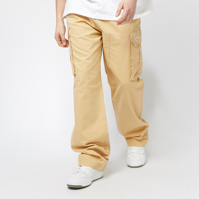 Karl Kani Small Signature Straight Leg Cargo Pants beige 4802 1