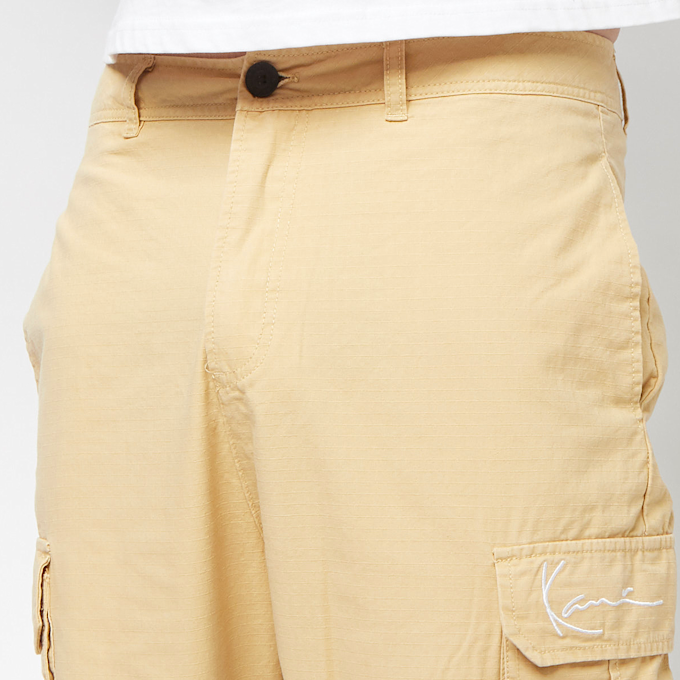Karl Kani Small Signature Straight Leg Cargo Pants beige 4802 3
