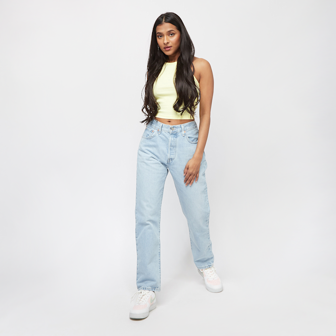 Urban Classics Ladies Cropped Rib Top jaune 5316 3