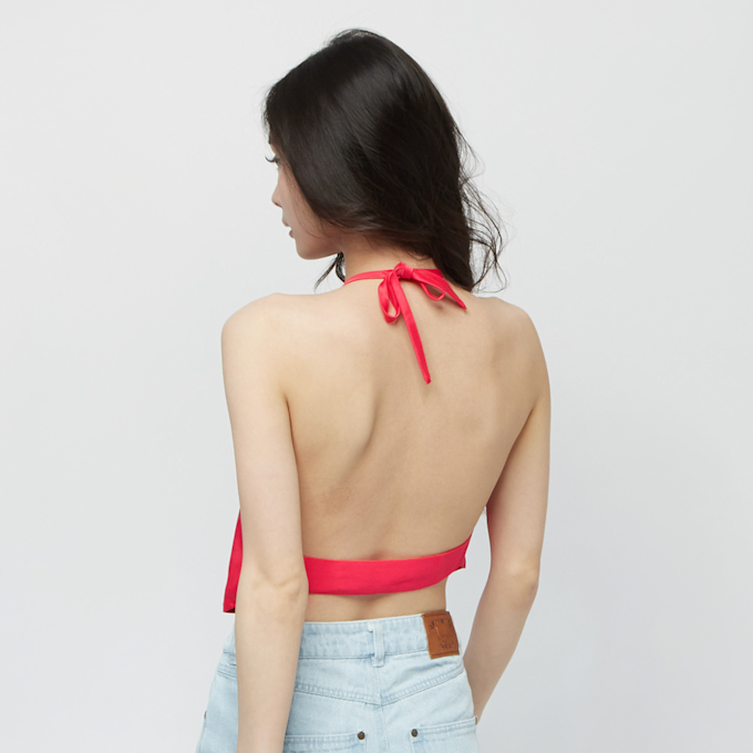 Karl Kani Small Signature Satin Top rosa 5685 2