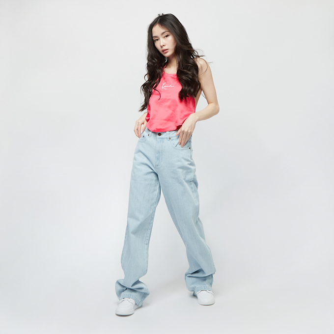 Karl Kani Small Signature Satin Top rosa 5685 4