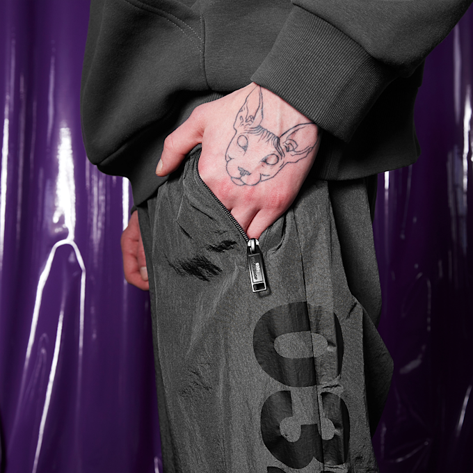 SNIPES x  032c WORKSHOP Track Pants cinzento 8844 6