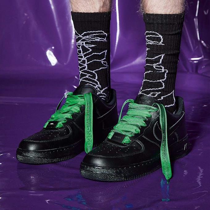 Urban Classics 032c WORKSHOP Long Crew Socks black (1 Pack) multicolore 8898 2