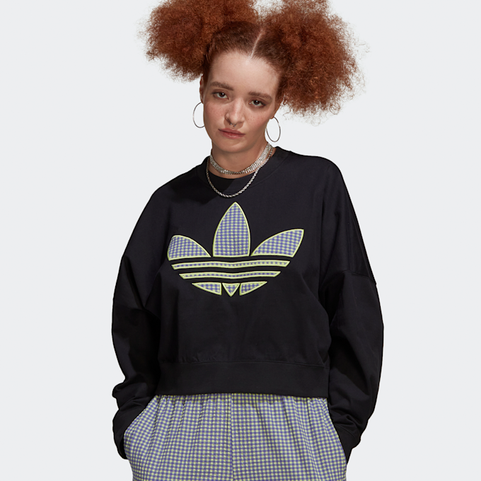 adidas Originals Loose Trefoil Application Sweatshirt schwarz 9376 1
