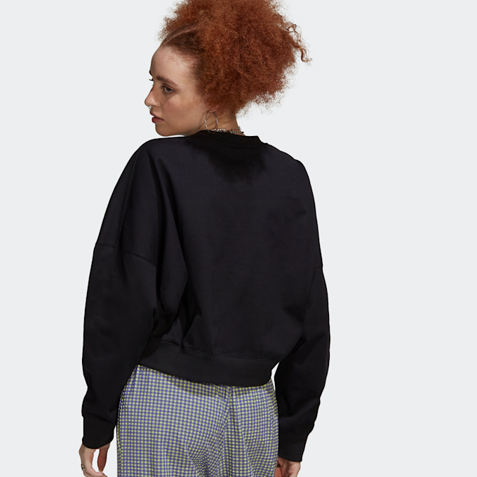 adidas Originals Loose Trefoil Application Sweatshirt schwarz 9376 2