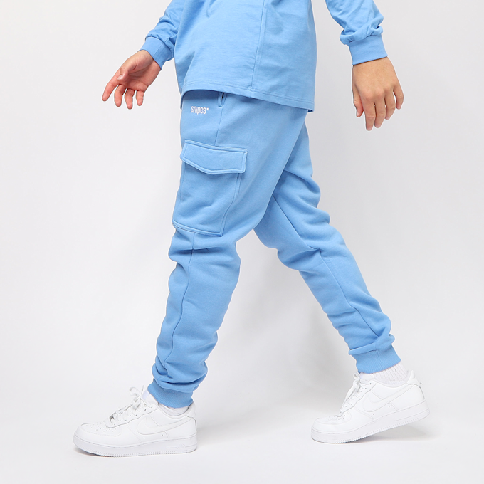 SNIPES Small Logo Essential Slim Sweat Cargo Pants blau 9637 2
