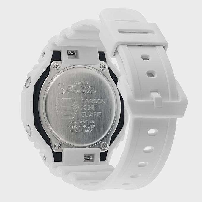 G-SHOCK Absolute Toughness GA-2100-7AER branco 9707 2