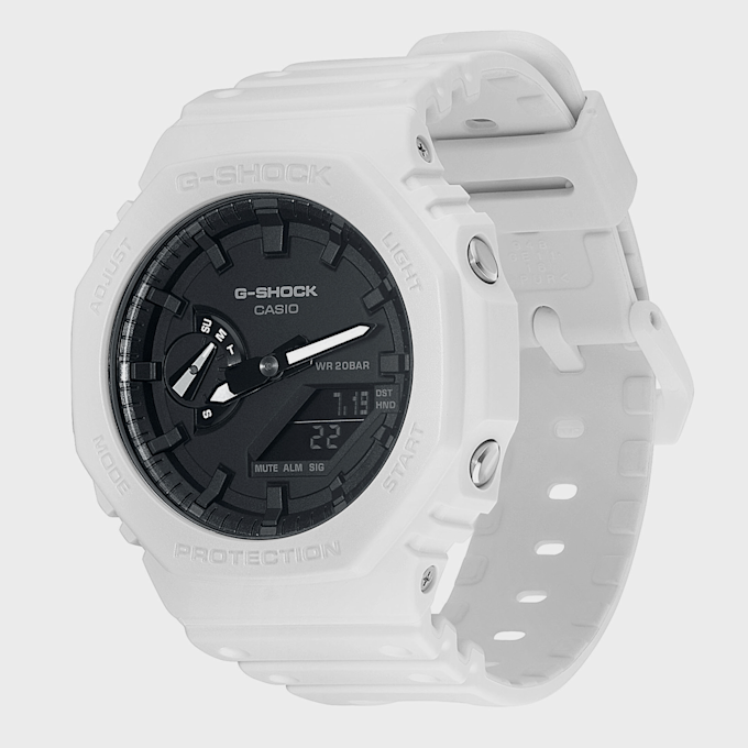 G-SHOCK Absolute Toughness GA-2100-7AER branco 9707 3