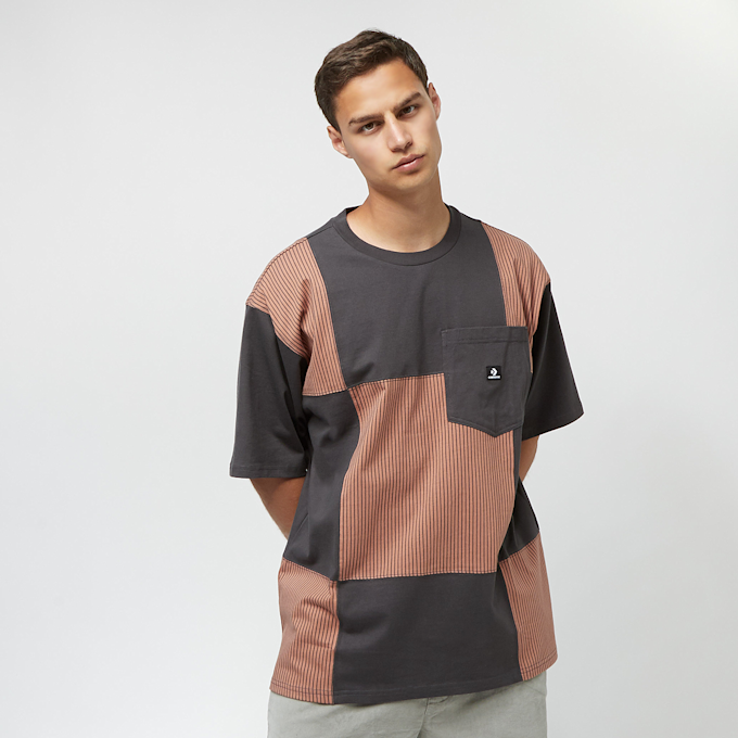Converse Blocked Cut 'N' Sew Pocket Tee multicolore 11038 1