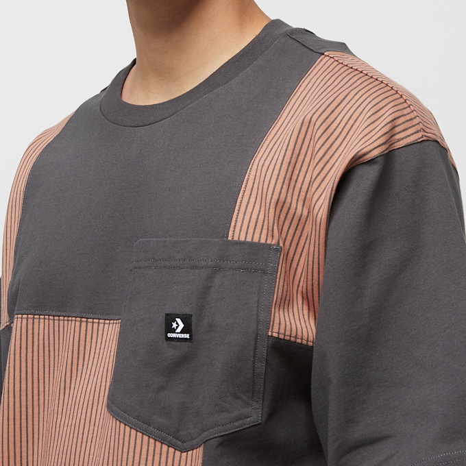 Converse Blocked Cut 'N' Sew Pocket Tee multicolore 11038 3