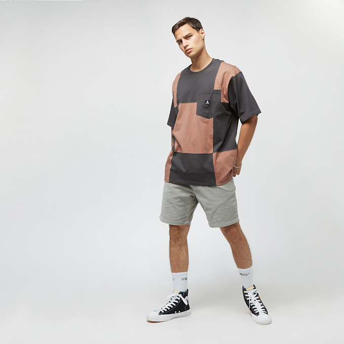 Converse Blocked Cut 'N' Sew Pocket Tee multicolore 11038 4