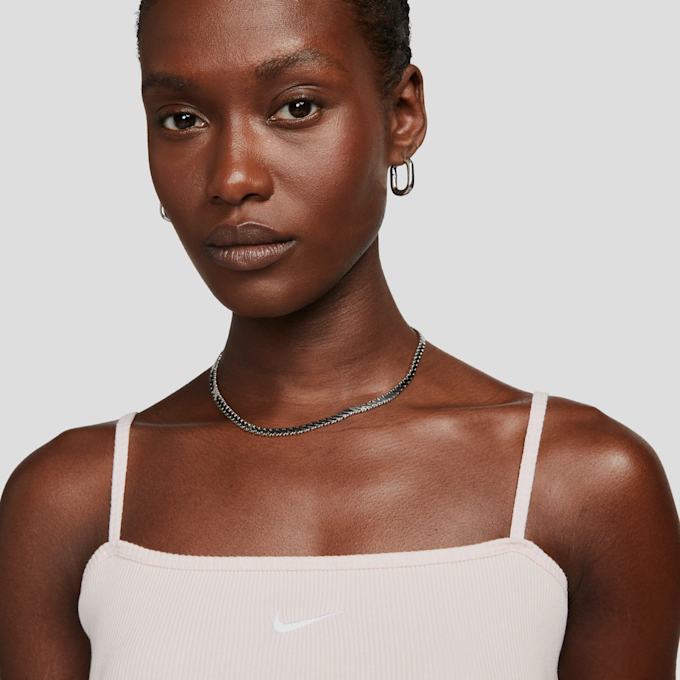 Nike Sportswear Essential Women's Ribbed Crop Top beige 11101 3