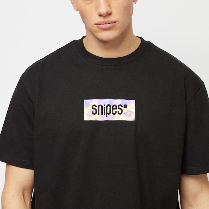 SNIPES Medium Box Logo Tee Tie Dye crna 11157 3