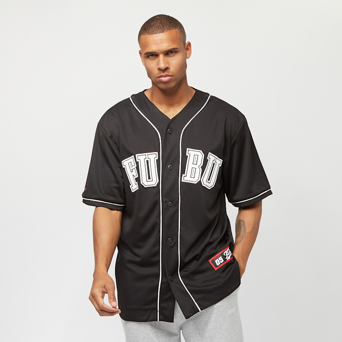 FUBU College Baseball Jersey negro 11447 1