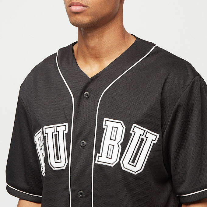 FUBU College Baseball Jersey negro 11447 3