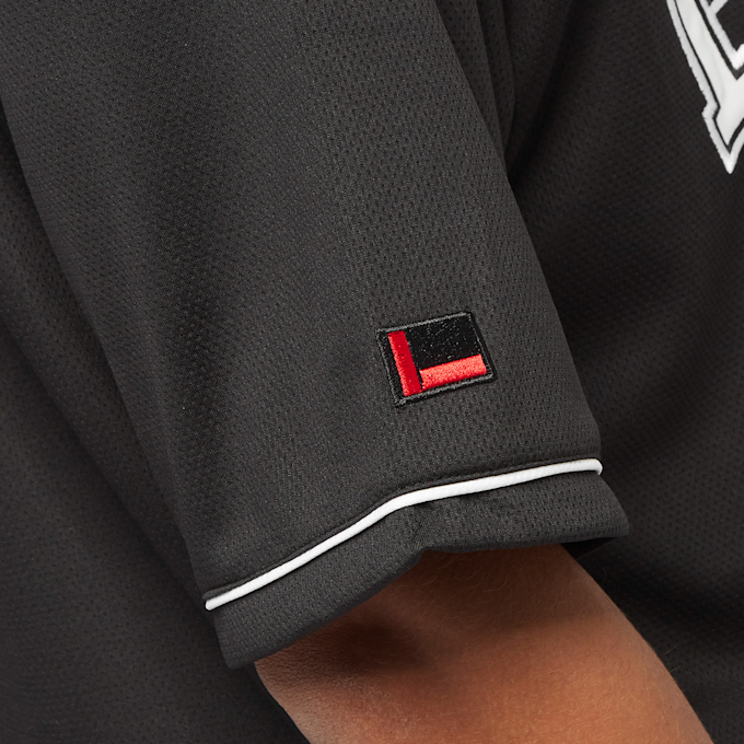 FUBU College Baseball Jersey negro 11447 5