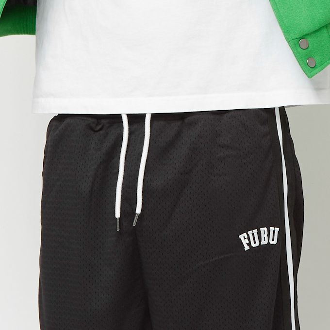 FUBU College Mesh Shorts negro 11449 3