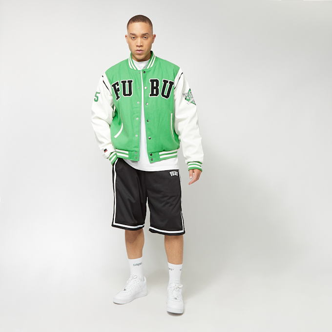 FUBU College Mesh Shorts negro 11449 5