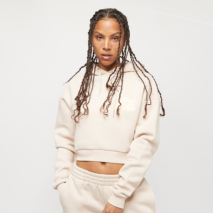 On Vacation Ladies' Flower Cropped Hoodie bež 11651 1