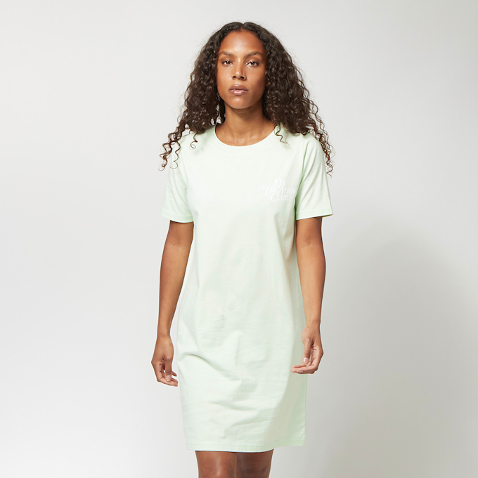 On Vacation Calligraphy T- Shirt Dress grün 11729 1