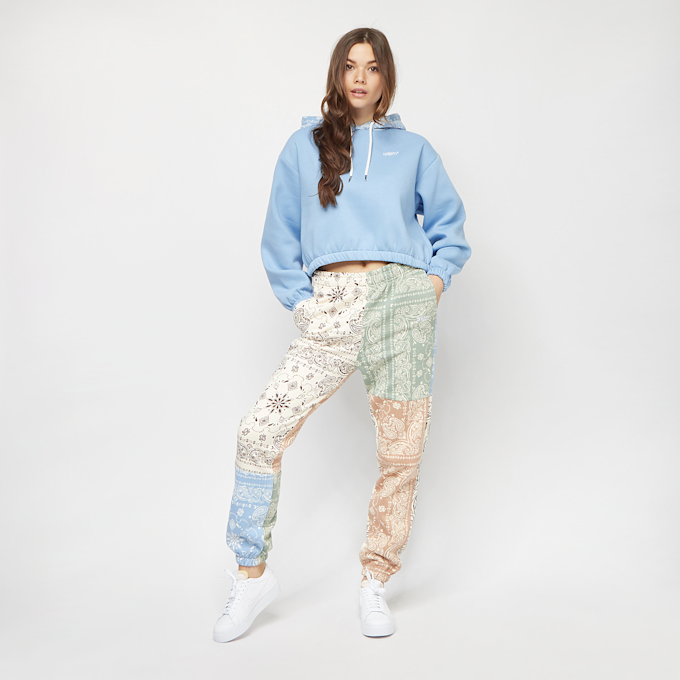 SNIPES Small Logo Paisley Cropped Oversized Hoodie blau 11804 4