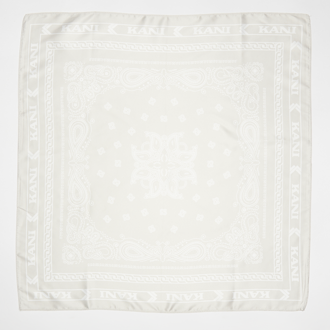 Karl Kani Retro Paisley Satin Scarf beige 11808 1