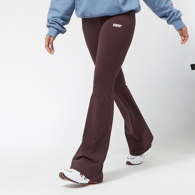 SNIPES Small Logo Flared Legging marrón 11810 1