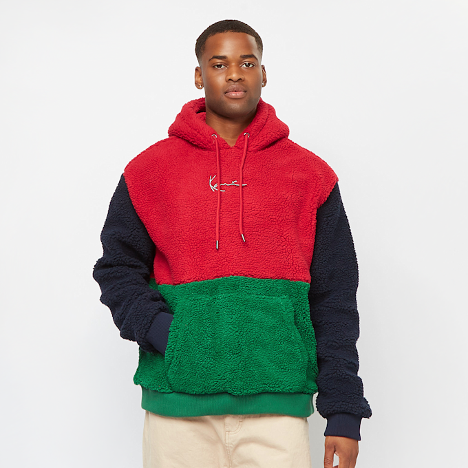Karl Kani Metal Signature Block Teddy Hoodie multicolor 11828 1