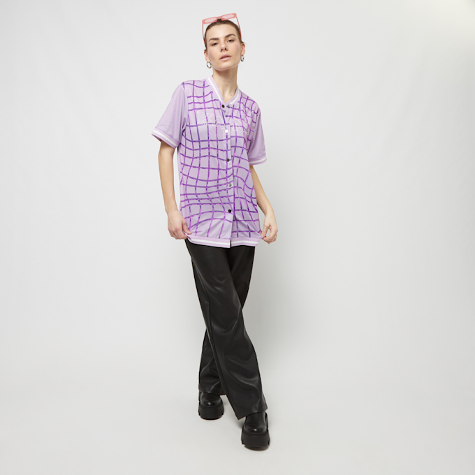 Karl Kani Varsity Stripe Baseball Shirt rosa 11849 5