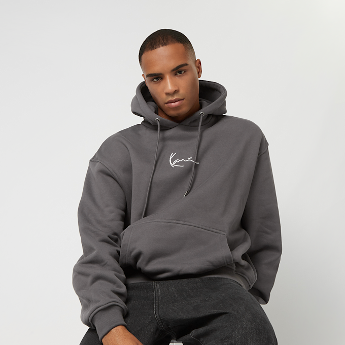 Karl Kani Small Signature OS Heavy Sweat Hoodie szary 11879 1