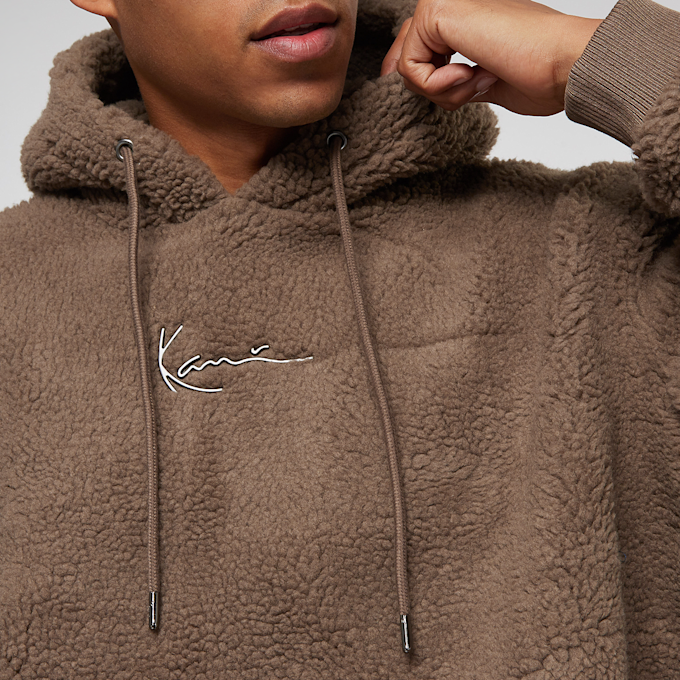 Karl Kani Metal Signature Teddy Hoodie grau 11880 3