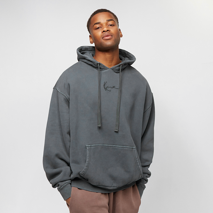 Karl Kani Small Signature OS Washed Heavy Sweat Eagle Hoodie noir 11897 2
